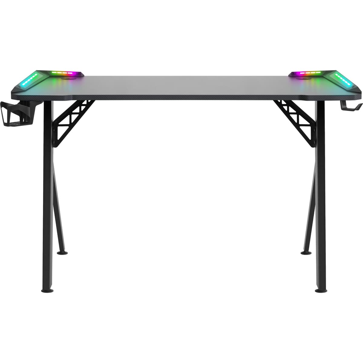 Стол игровой Defender Extreme 64307 RGB 110x60x75мм крепеж для кружки и гарнитуры Black