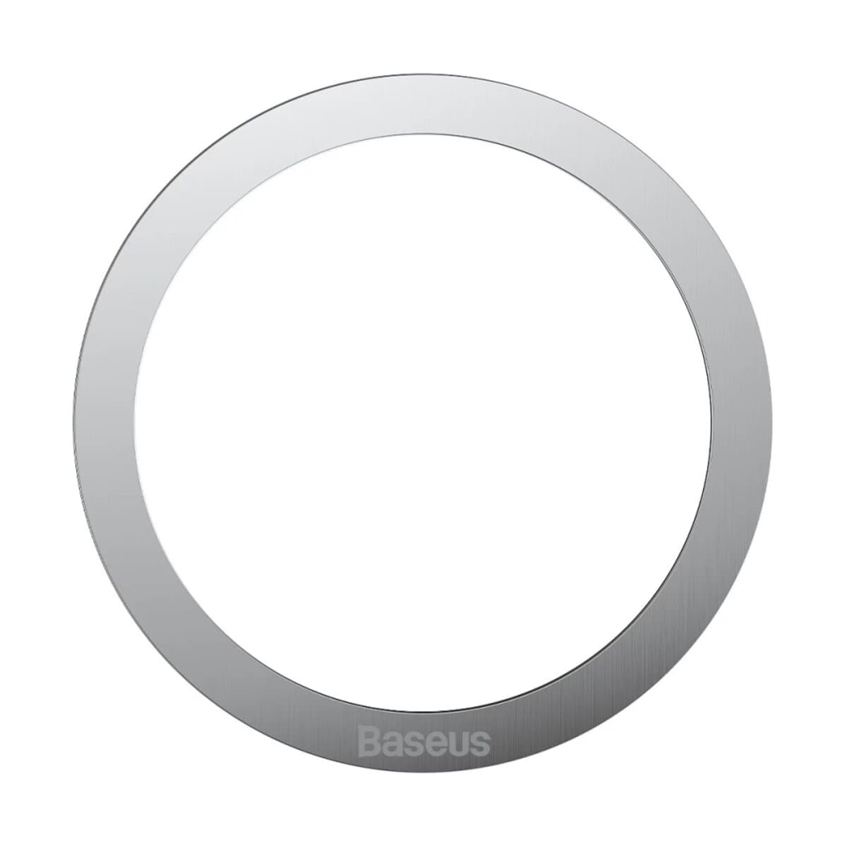 Круглая магнитная пластина для держателя Baseus Halo Series Magnetic Metal Ring 2шт Silver (PCCH000012)