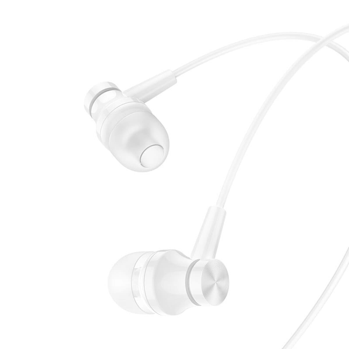 Дротові навушники BOROFONE BM67 Talent universal earphones 3.5 мм White (BM67W)