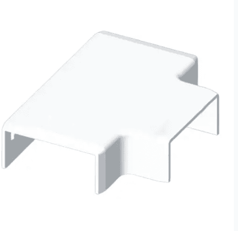 Т-з'єднувач для коробу Kopos LH 60x40 8654 ПВХ White