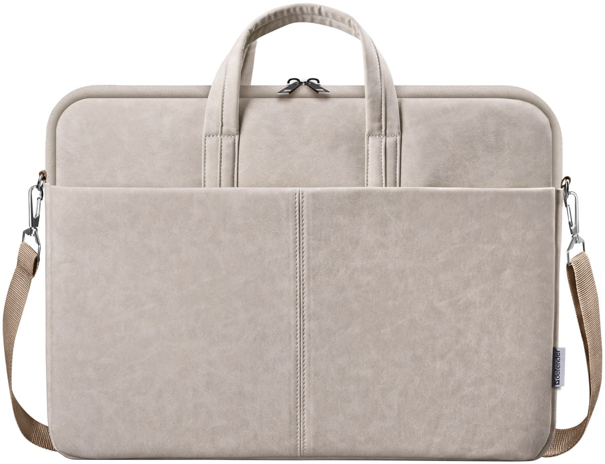 Сумка для ноутбука 15.6'' Defender Solid кожа Beige (26126)