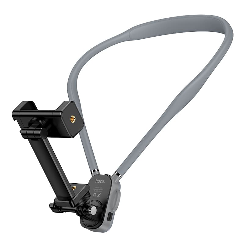 Крепление держатель для телефона на шею HOCO K30 Campo neck-hanging holder Black-Grey