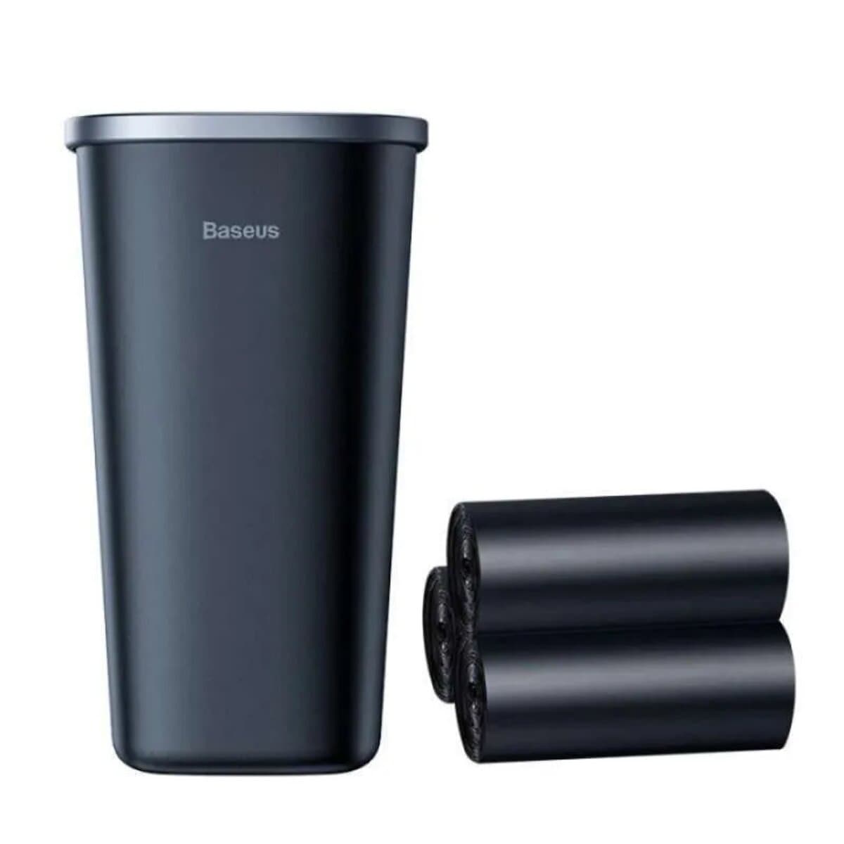 Автомобільний сміттєвий контейнер Baseus Dust-free Vehicle-mounted Trash Can TrashBag 3 roll/90 Black (CRLJT-A01)