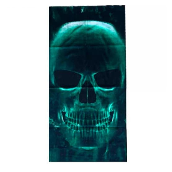 Бафф бандана трансформер шарф из микрофибры One Size Green skull (424459)
