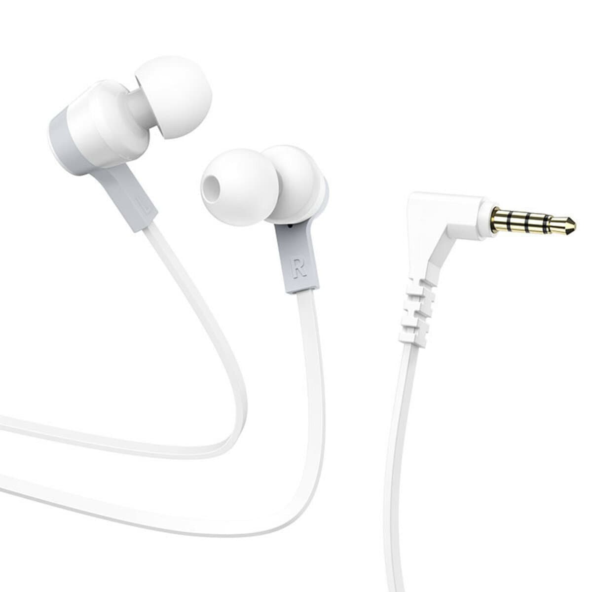 Проводные наушники HOCO M86 Oceanic universal earphones with mic 3.5мм 1.2м White