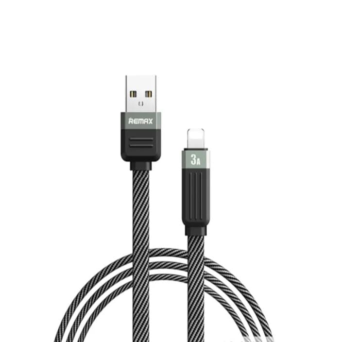 Кабель REMAX Janker Series RC-C085 3A 1m Braided Fast Charging Data Cable USB to Lightning Black