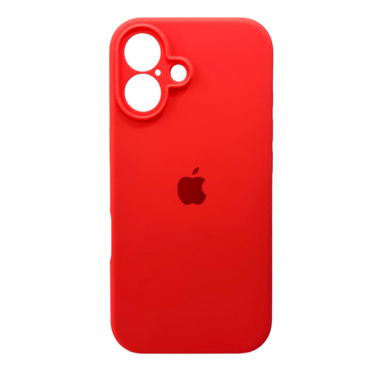Захисний чохол-накладка Silicone Full Case AA Camera Protect для Apple iPhone 16 Peach (FullAAi16-18)