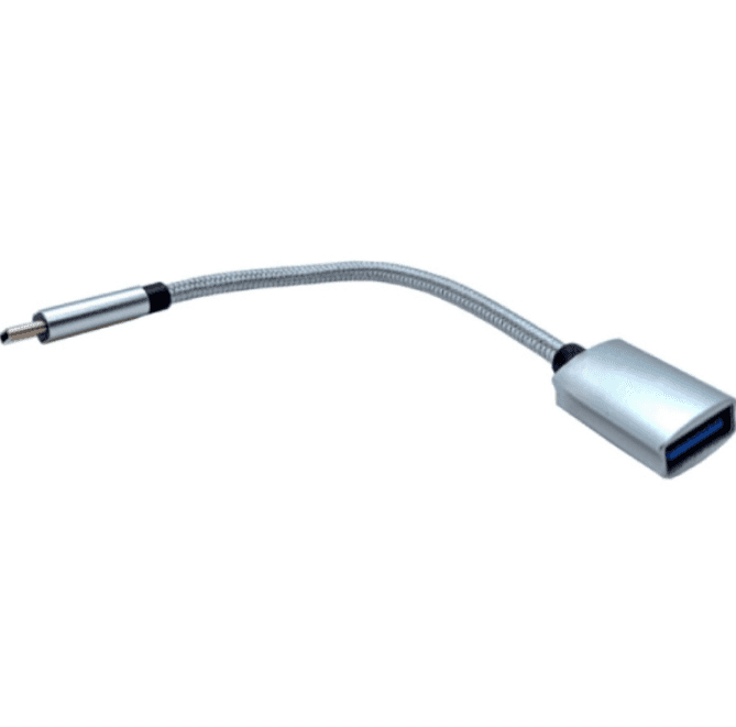 Перехідник B00726 OTG Type-C to USB 3.2 15см Silver