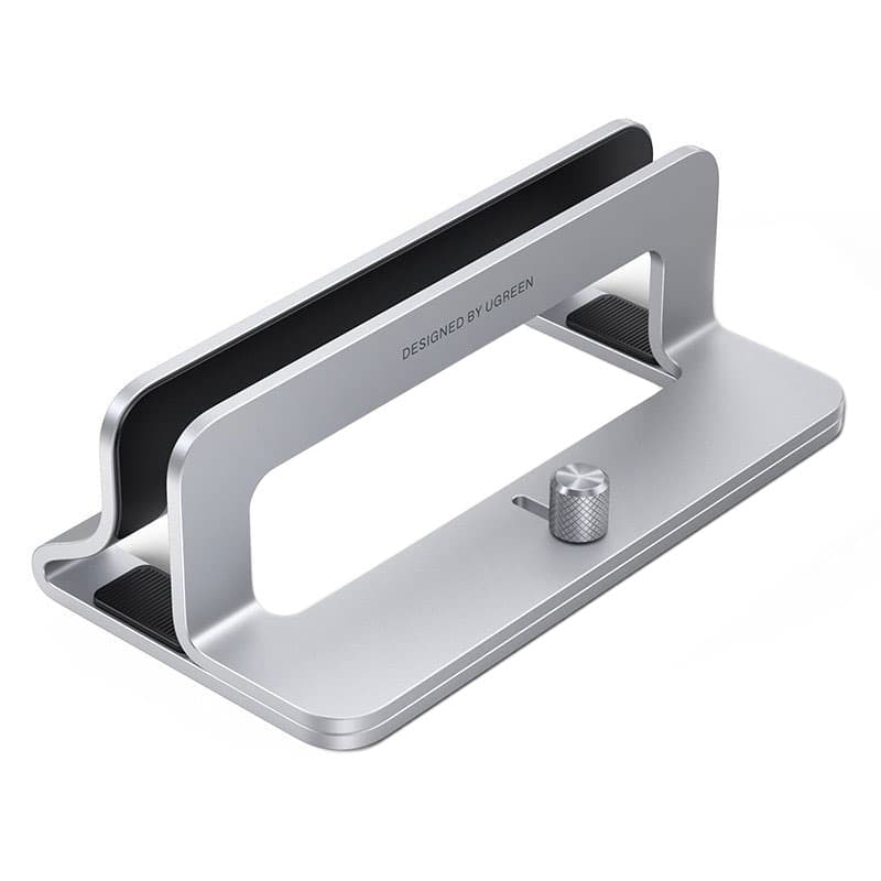 Настільна підставка стійка для ноутбука UGREEN LP258 Vertical Laptop Stand до 15.6'' металл Silver (20471)