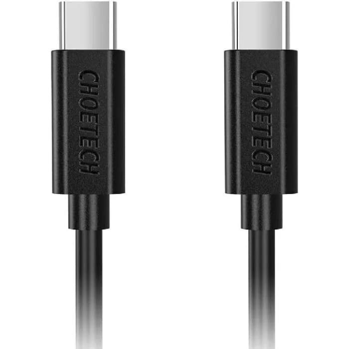 Кабель Choetech USB 2.0 Type-C to Type-C M-M 0.5 м Black (CC0001-V4-PE)