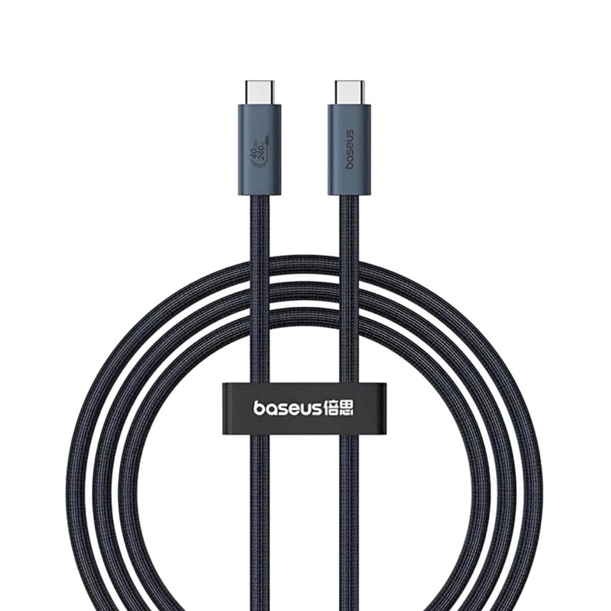 Кабель Baseus Flash 2 USB4 Full-Featured Charging Cable Type-C to Type-C 240W 2м Cluster Black (P10311803112-00)