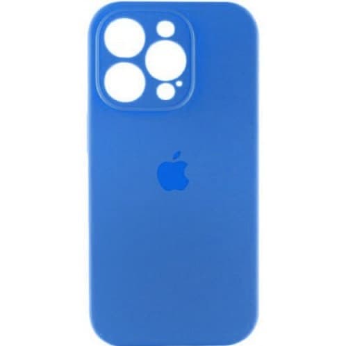 Захисний чохол-накладка Silicone Full Case AA Camera Protect для Apple iPhone 15 Pro Surf Blue (FullAAi15P-38)