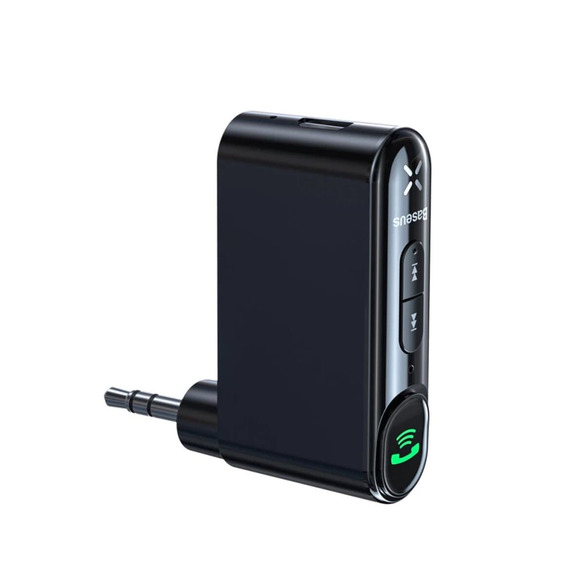Bluetooth-трансмітер ресивер Baseus BSBA-02 AUX Wireless Audio Receiver BT5.0 Black (WXQY010001)