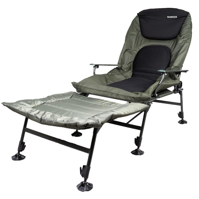 Коропове розкладне крісло ліжко Ranger Grand SL-106 RA2230 Оксфорд 600D Green-Black