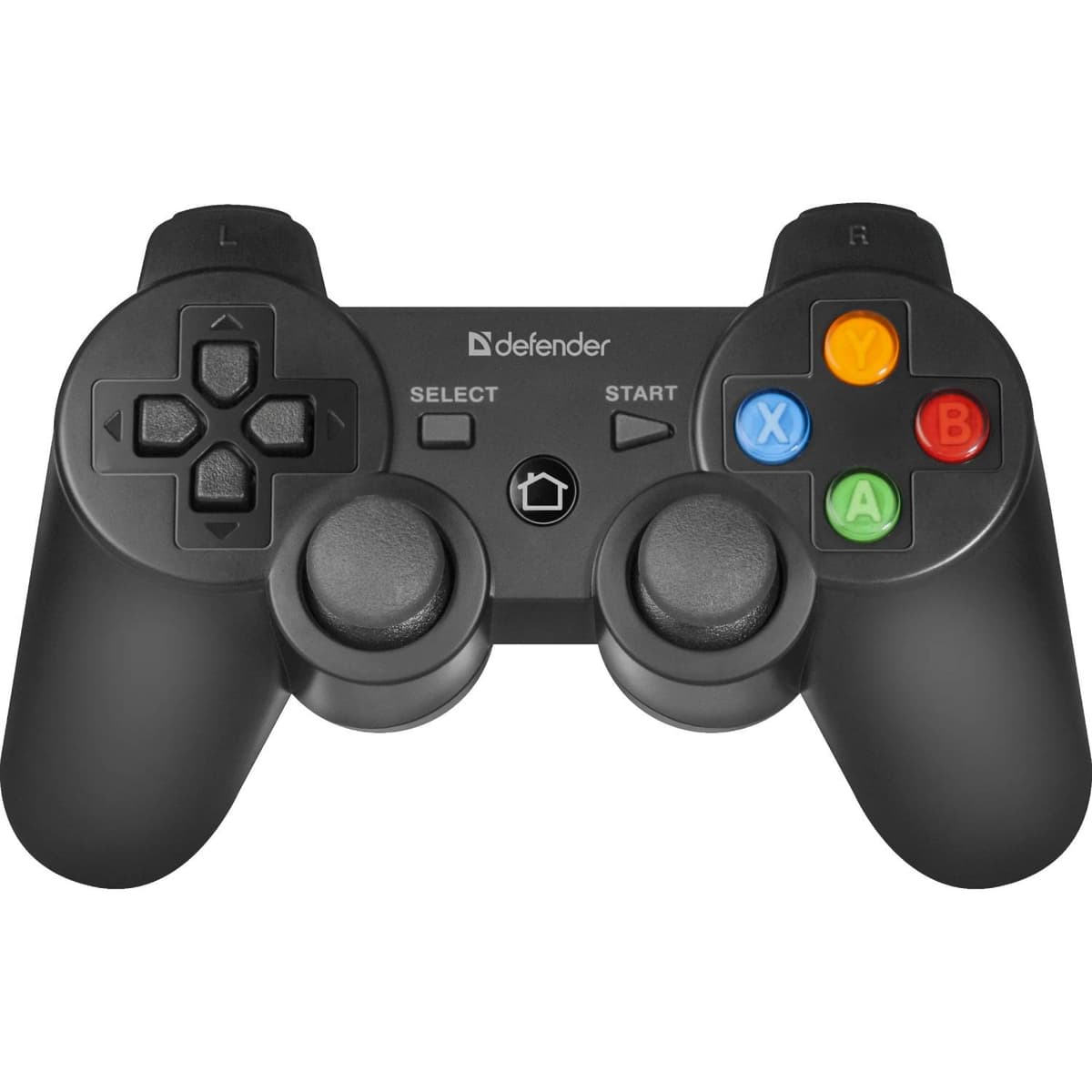 Беспроводной геймпад джойстик Defender Crusher USB Bluetooth Li-Ion PlayStation3 ПК Android Black (64290)