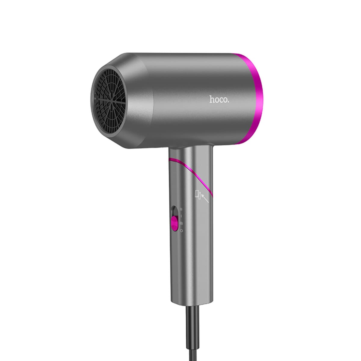 Фен для волосся HOCO HP13 Plus Hot and cold air hair driver EU 1600W Grey-Rose