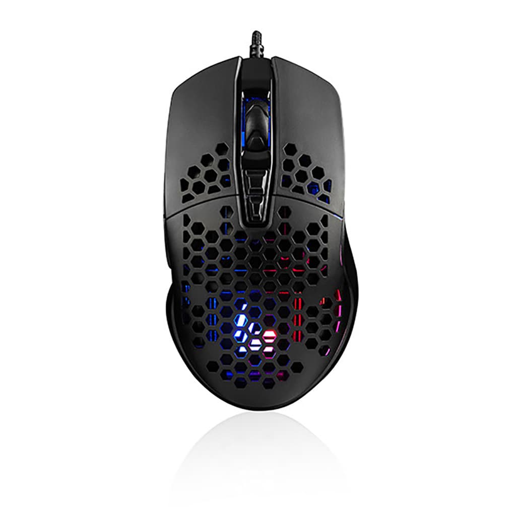 Ігрова провідна миша Logic Concept Starr One Light 6400 dpi 7кн RGB підсвічування Black (M-LC-LM-STARR-ONE-LIGHT-1)