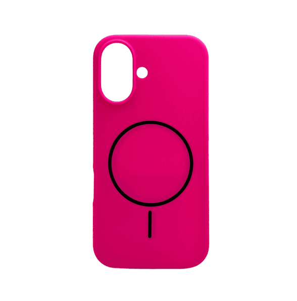Захисний чохол-накладка Cosmic Silicone Case Magnetic для Apple iPhone 16 Shiny Pink (SilMag16-52)