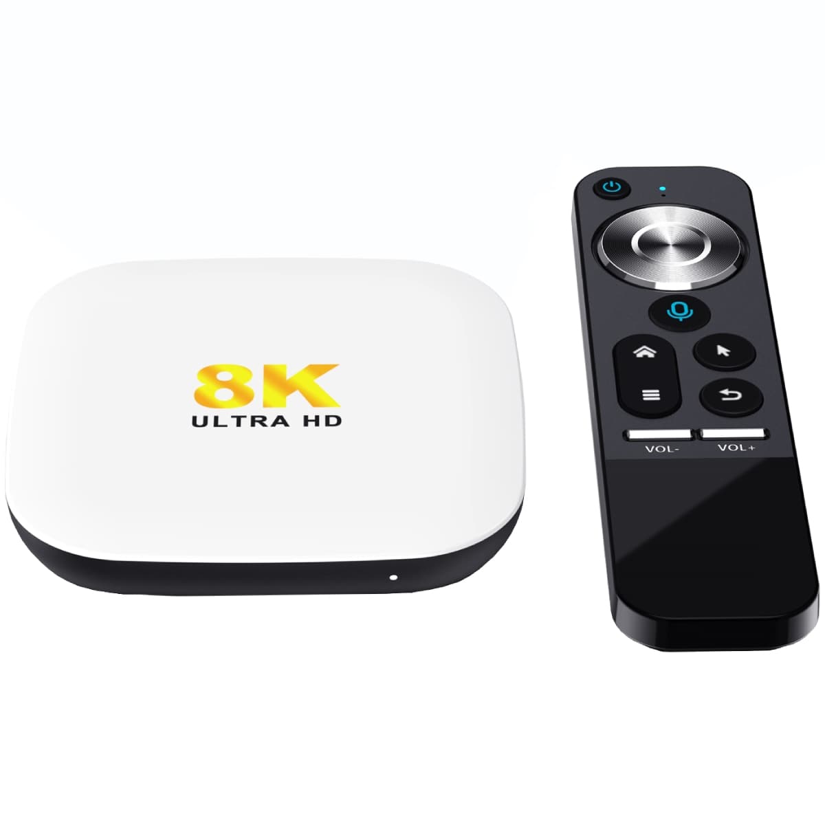 Медіаплеєр смарт-приставка для телевізора H96 MAX M2 2/16Gb Rockchip RK3528 Android 13 WiFi 2.4G+5G BT 5.1 White (M2_2GB/16GB)