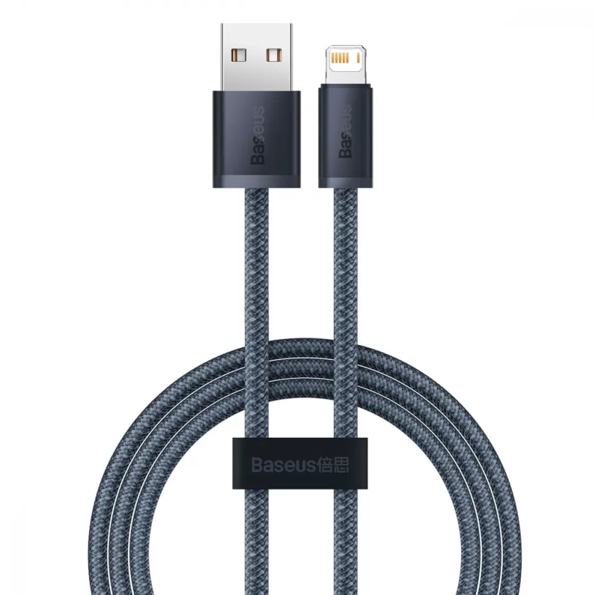 Кабель Baseus Dynamic Series Fast Charging Data Cable USB to Lightning 2.4A 1m Slate Grey (CALD000416)