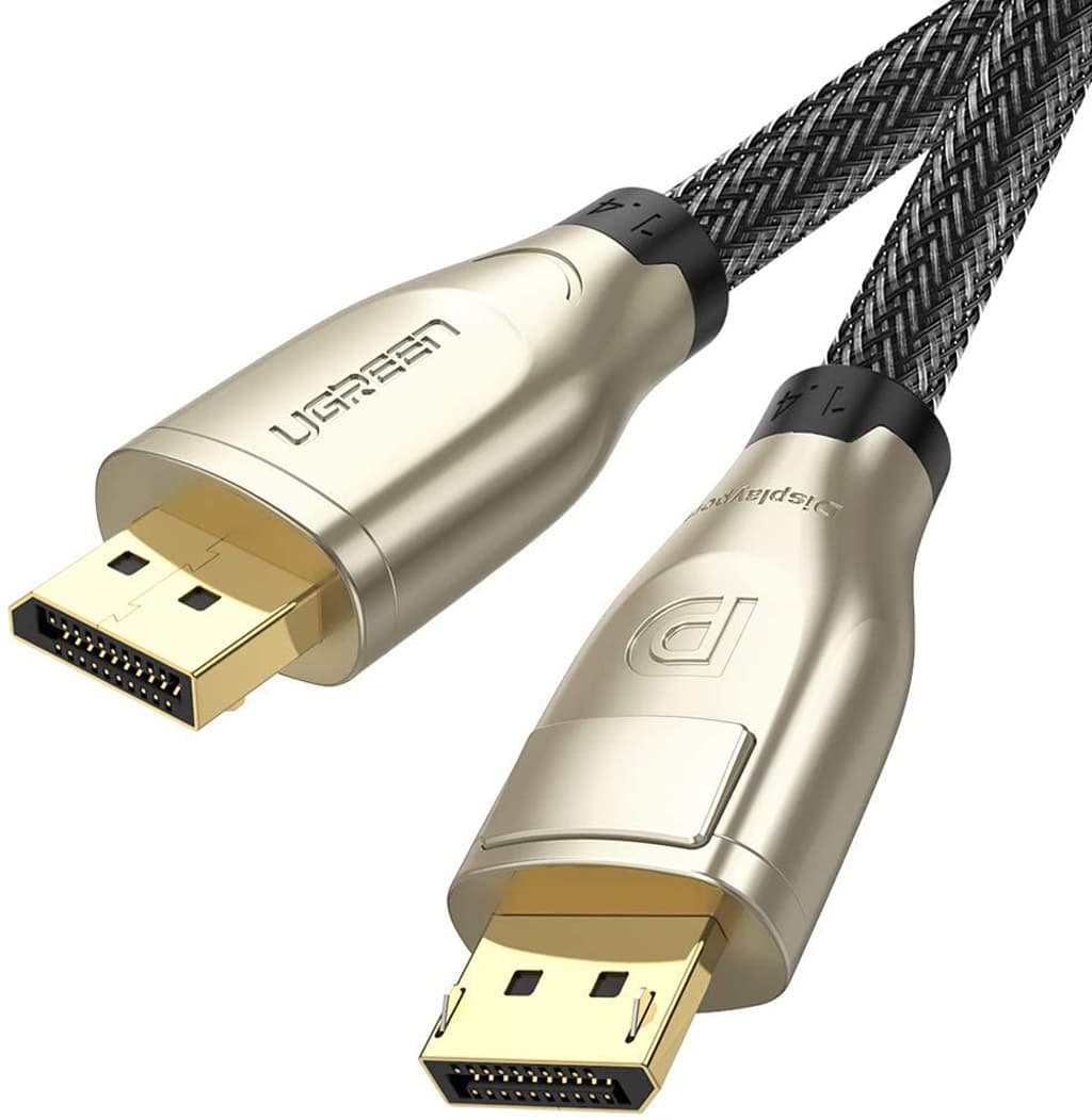 Кабель UGREEN DP112 DisplayPort M to DisplayPort M 2м V1.4 8K Zinc Alloy Shell Black (60843)