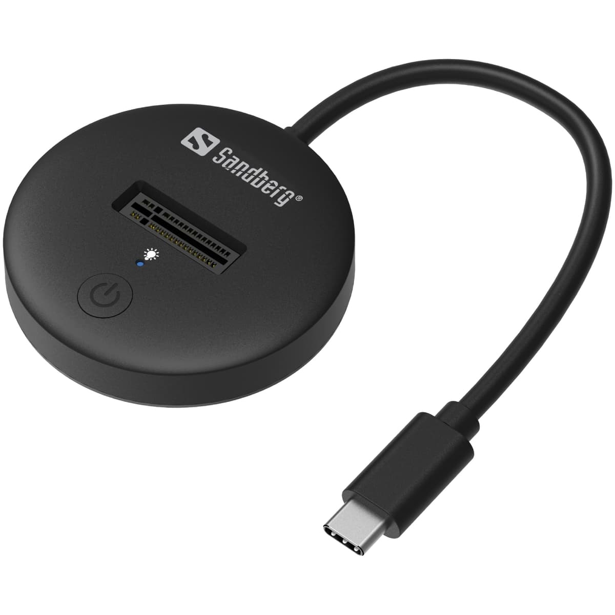 USB-хаб Sandberg USB3.2 Type-C to SSD M.2 NVMe M Key Black (136-47)