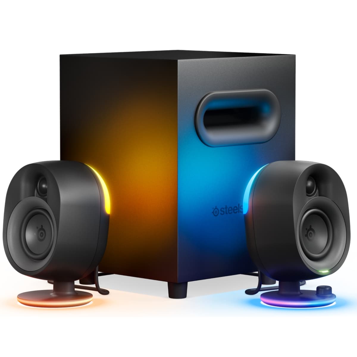 Комп'ютерні колонки SteelSeries Arena 7 2.1 Bluetooth 4.2 USB RGB MDF Black (61543)