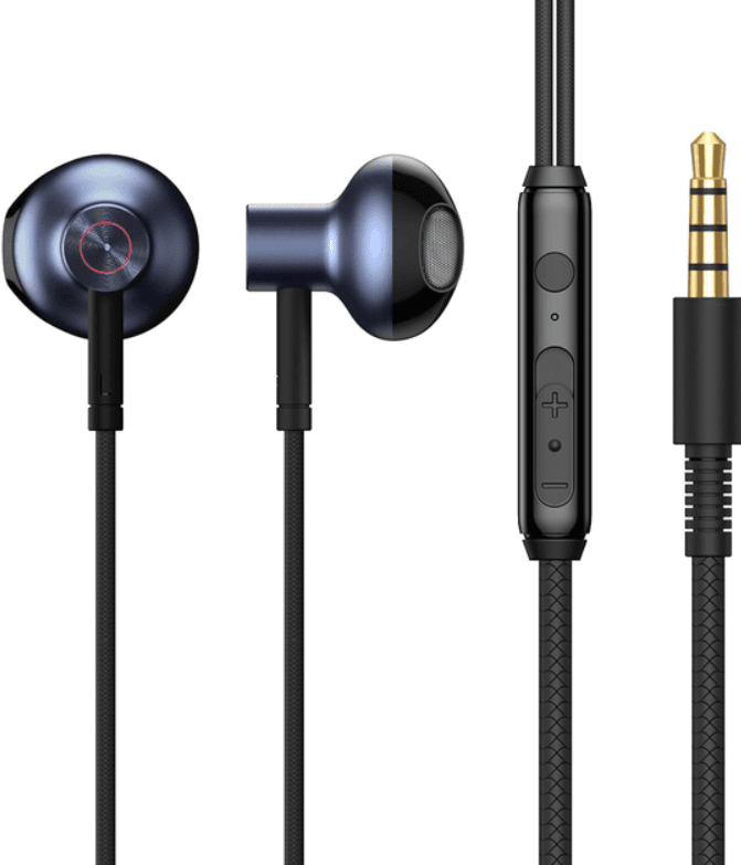 Провідні навушники з мікрофоном Baseus Encok H19 3.5mm Wired Earphone 1.2м Black (NGH19-01)
