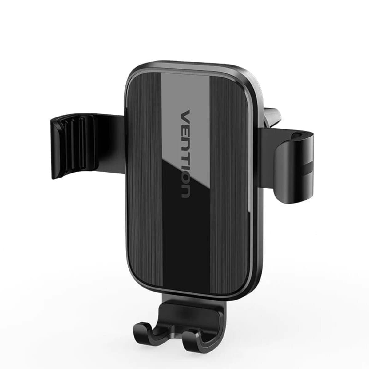 Автомобільний тримач автотримач Vention Auto-Clamping Car Phone Mount With Duckbill Clip Black Square Fashion Type Black (KCTB0)