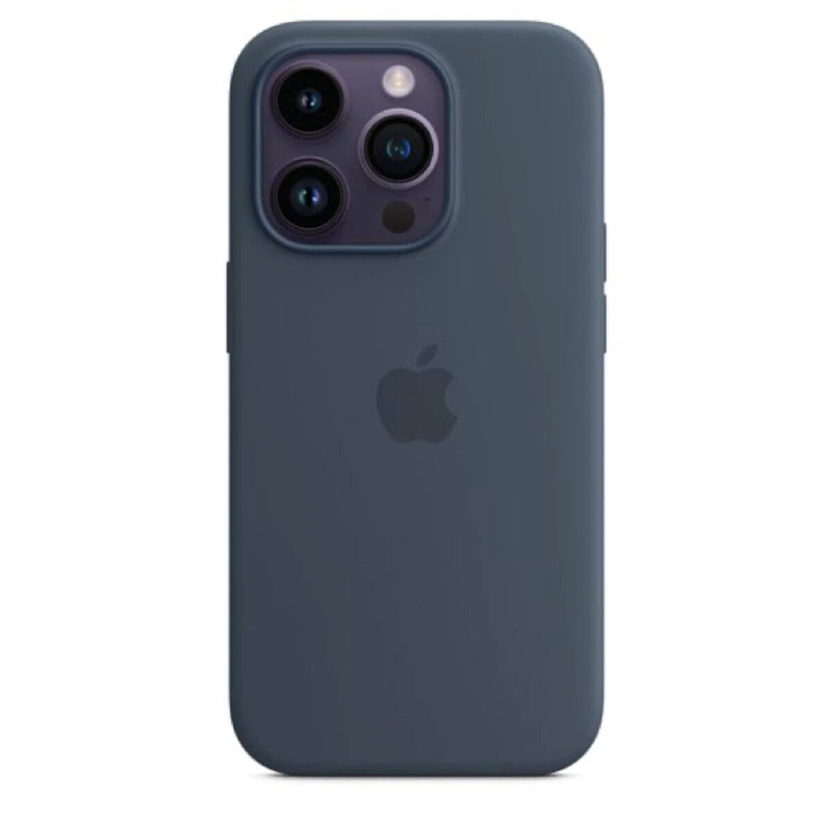 Защитный чехол-накладка Silicone Full Case AAA MagSafe IC для iPhone 14 Storm Blue (Orig14StormBlue)