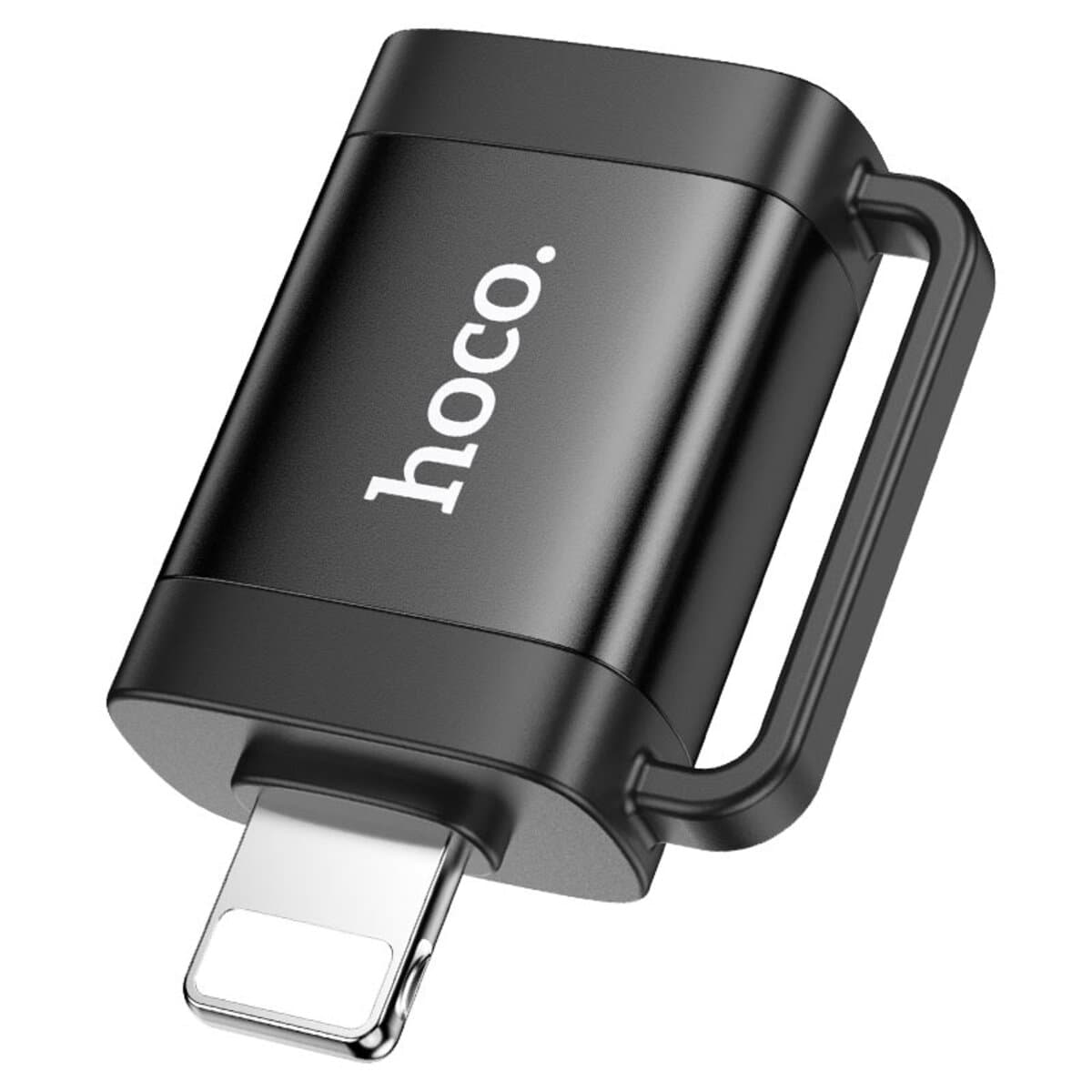 Перехідник адаптер HOCO UA31A Lightning male to USB female OTG adapter Black