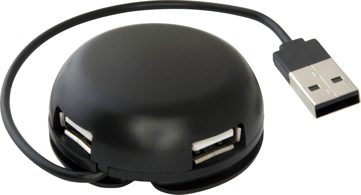USB хаб Defender #1 Quadro Light 4-порта Hub USB2.0 Black (83201)
