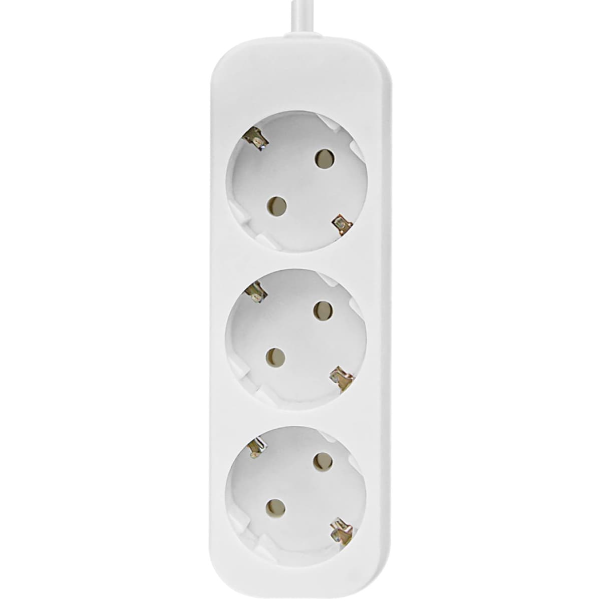 Мережевий фільтр подовжувач Power filtr 1.8м Defender E318 3 розетки із заземленням White (992210)