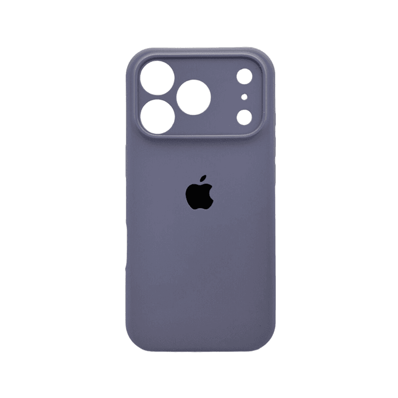 Защитный чехол-накладка Silicone Full Case AA Camera Protect для Apple iPhone 17 Pro Max Lavender Grey (FullAAi17PM-28)