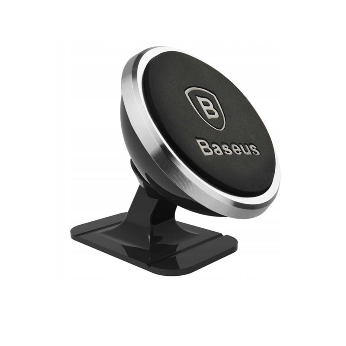 Держатель для телефона автодержатель Baseus 360° Adjustable Magnetic Phone Mount Black-Silver (SUCX140012)