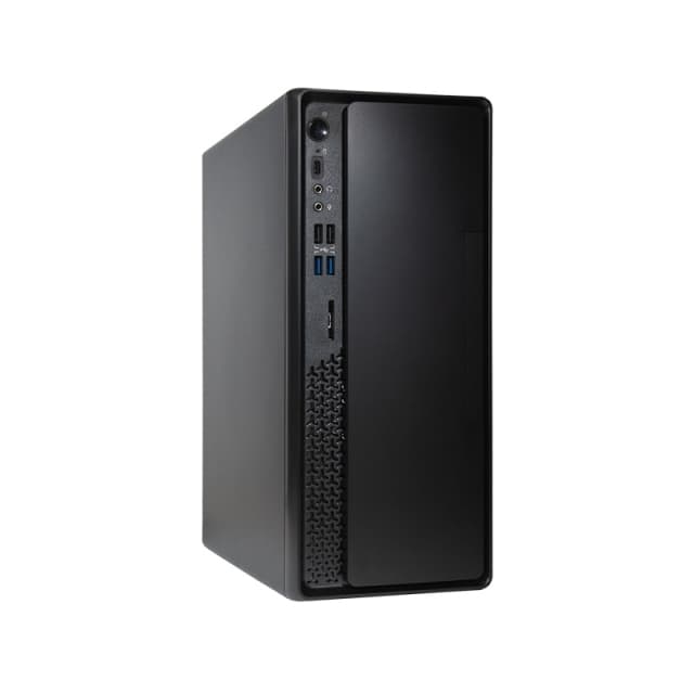 Корпус для комп'ютера Chieftec UNI BS-10B-300 mATX БЖ 300W SLIM FF USB Type-C CardReader Black