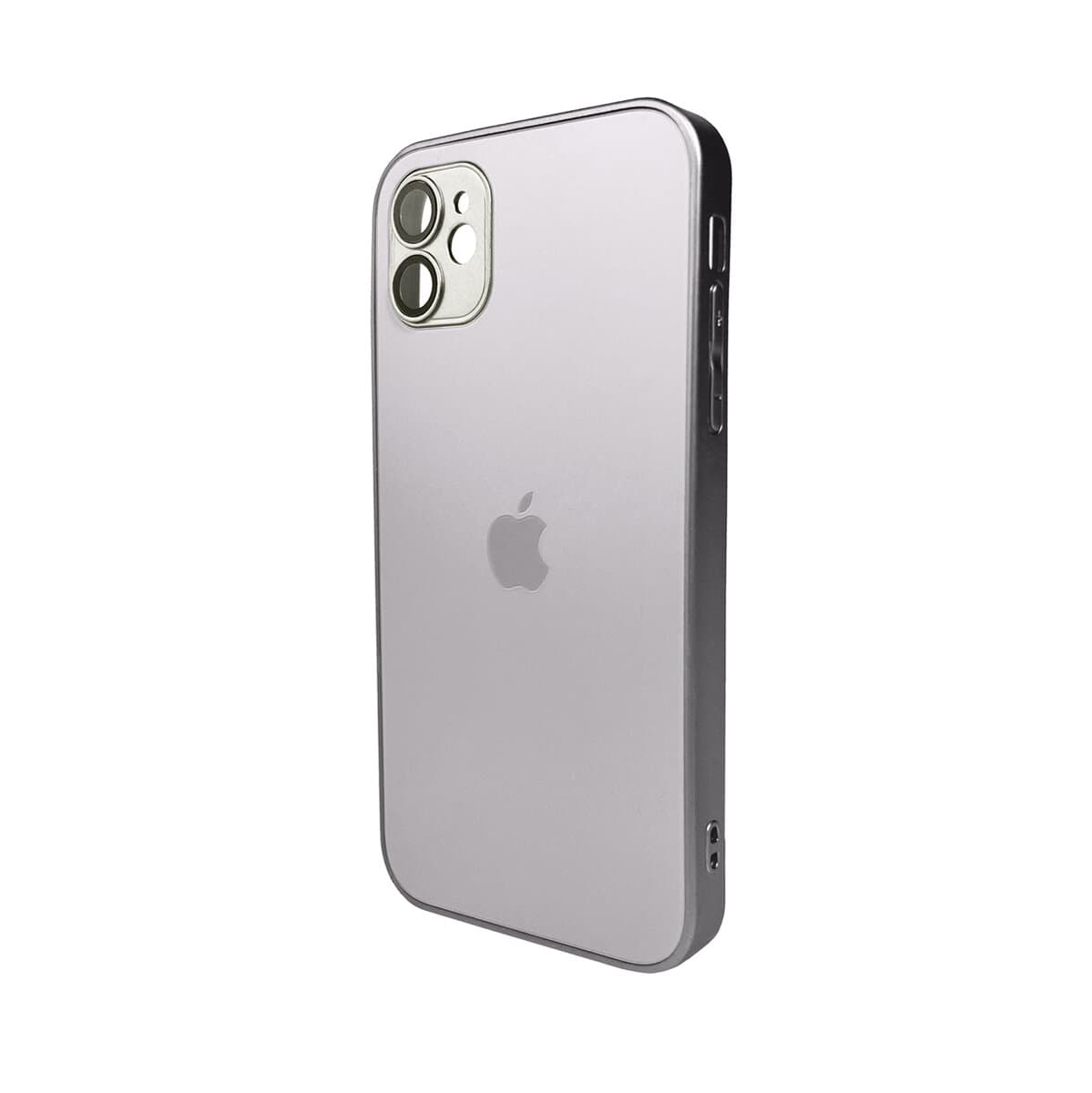 Защитный чехол-накладка AG Glass Matt Frame Color Logo для Apple iPhone 11 Titanium Grey (AGMattFrameiP11Grey)