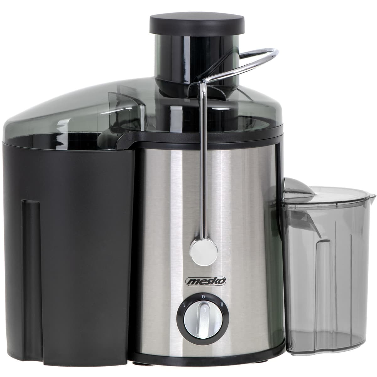 Соковижималка Mesko MS 4126 600W контейнер для соку 450ml контейнер для м'якоті 1500ml Black (MS4126B)