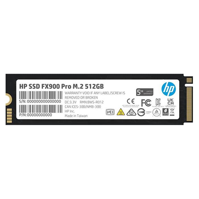 Твердотільний накопичувач HP FX900 Pro SSD 512GB M.2 PCIe 4.0 x4 NVMe 1.4 2280 TLC 3D V-NAND (4A3T9AA)