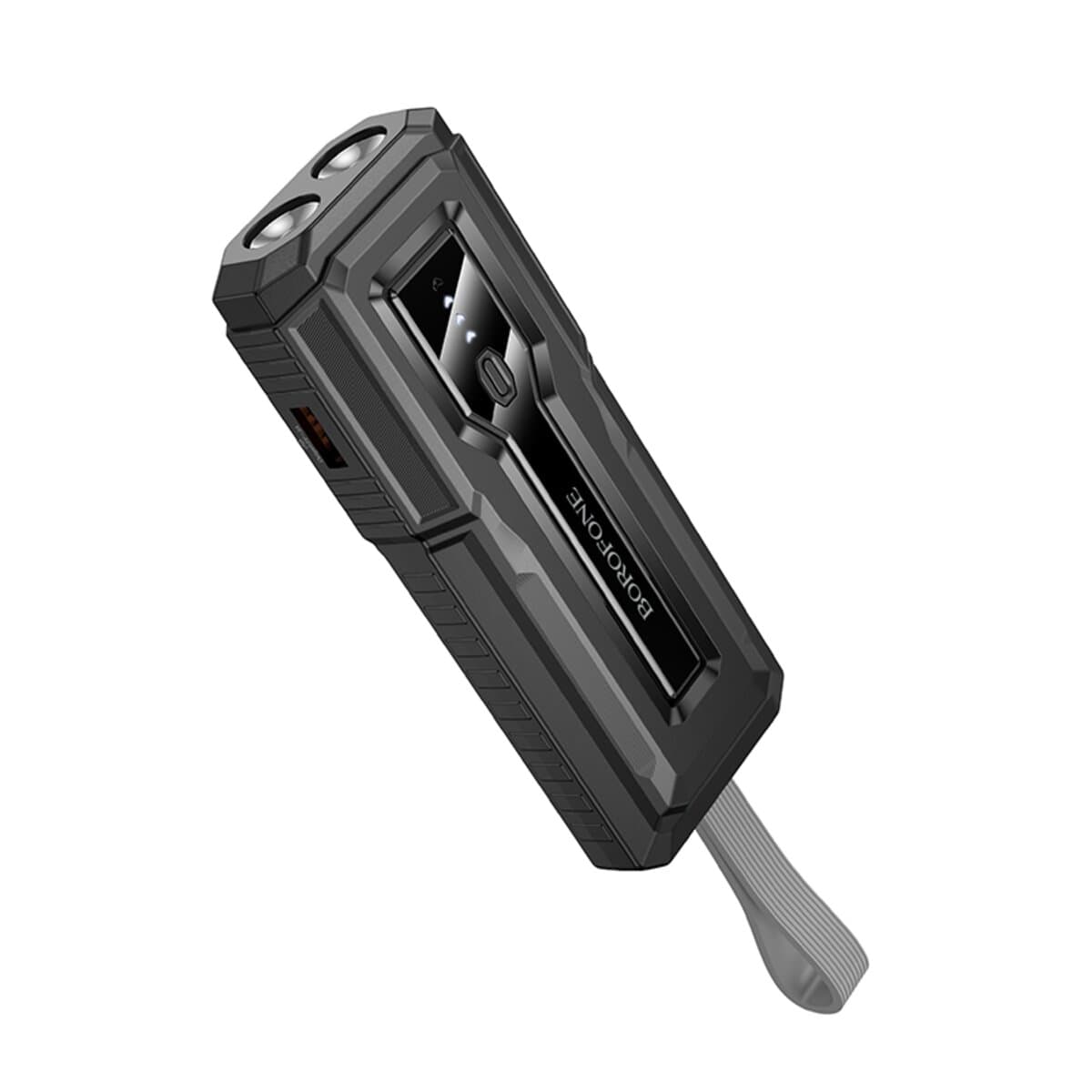Powerbank павербанк УМБ BOROFONE BJ54 Graceful 10000mAh 22.5W+PD20W fully compatible фонарик Li-pol Black