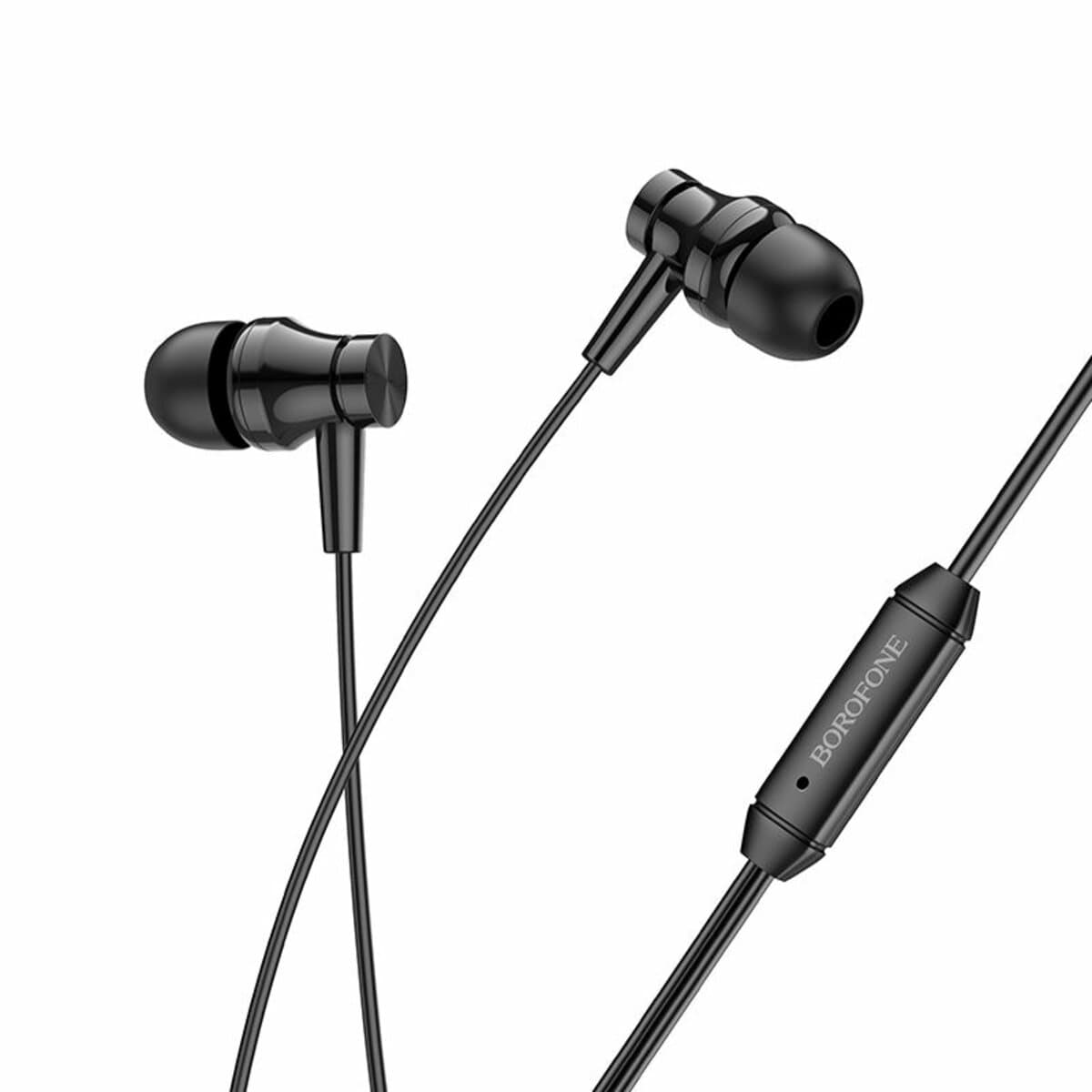 Проводные наушники BOROFONE BM67 Talent universal earphones with mic 3.5мм 1.2m Black (BM67B)