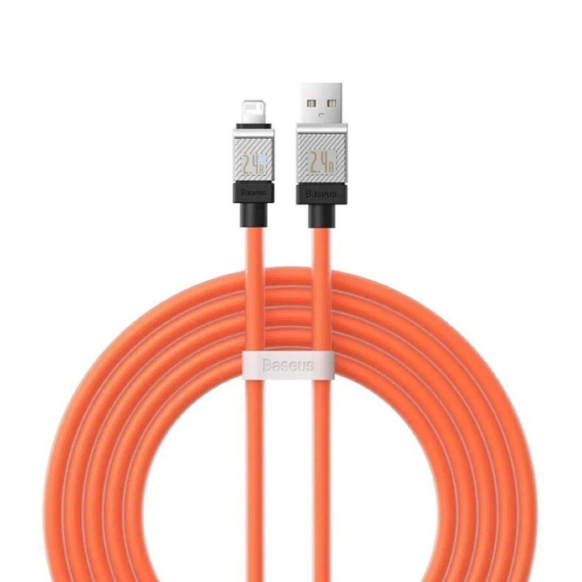 Кабель Baseus CoolPlay Series Fast Charging Cable USB to Lightning 2.4A 1m Orange (CAKW000407)