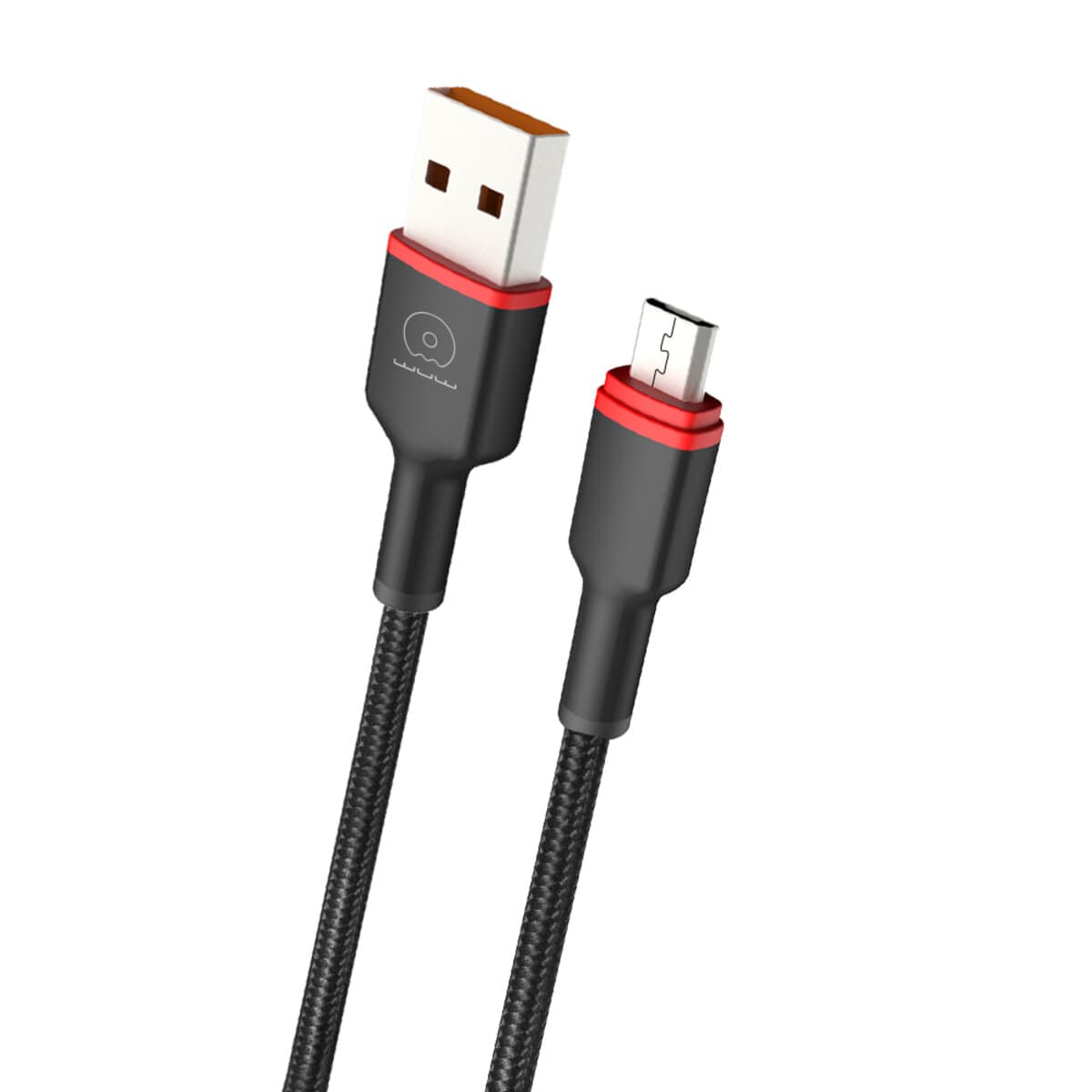 Кабель WUW X203 USB to Micro-USB 2.4A 1m Black
