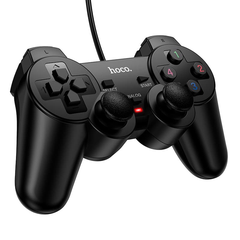 Дротовий геймпад джойстик HOCO GA3 Fast link wired game controller USB 1.5m Black