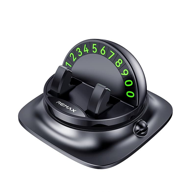Паркувальна карта візитка на панель автомобіля REMAX RM-C08 Multi-functional Car Instrument Panel Holder Black