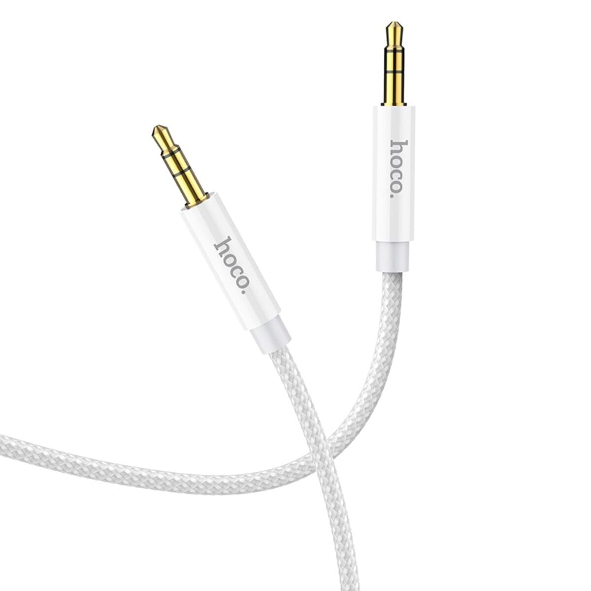 Аудіокабель HOCO UPA19 AUX 3.5 mm to 3.5 mm audio cable 1m White