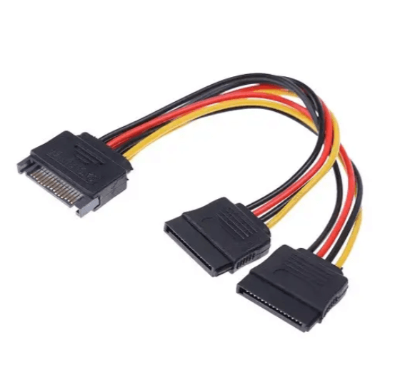Кабель живлення S0170 SATA M to 2xSATA F