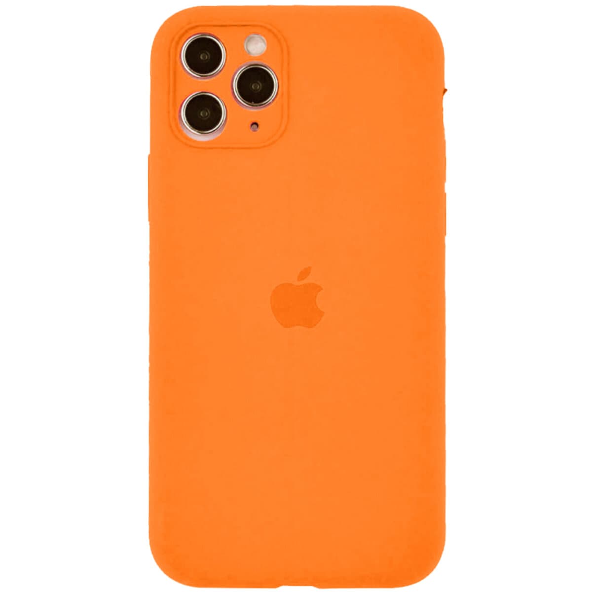 Захисний чохол-накладка Silicone Full Case AA Camera Protect для Apple iPhone 12 Pro Max Orange (FullAAi12PM-52)
