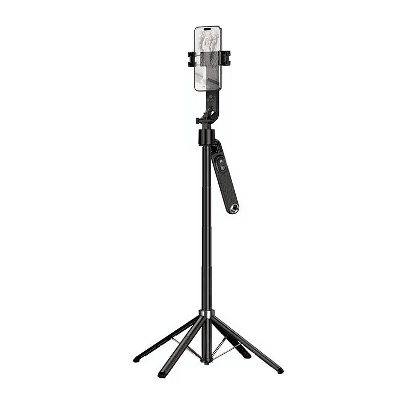 Селфі-монопод трипод HOCO K32 Soporte smart live broadcast holder 1500mAh 1/4 Black