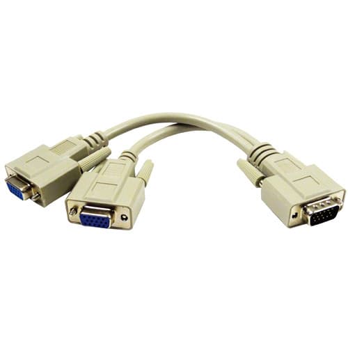 Комутатор VGA - 2 VGA розгалужувач спліттер M-F (312845)